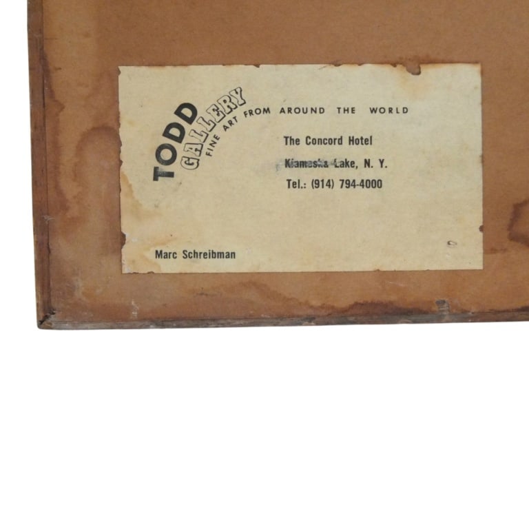 Thomas Cornell Etching "Descartes" 1964 - 6