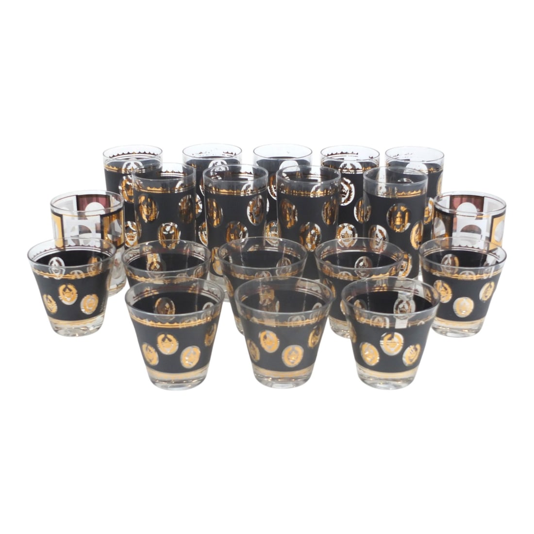 19 G. Reeves Libbey Barware Libbey, Square Circle (1 of 5)