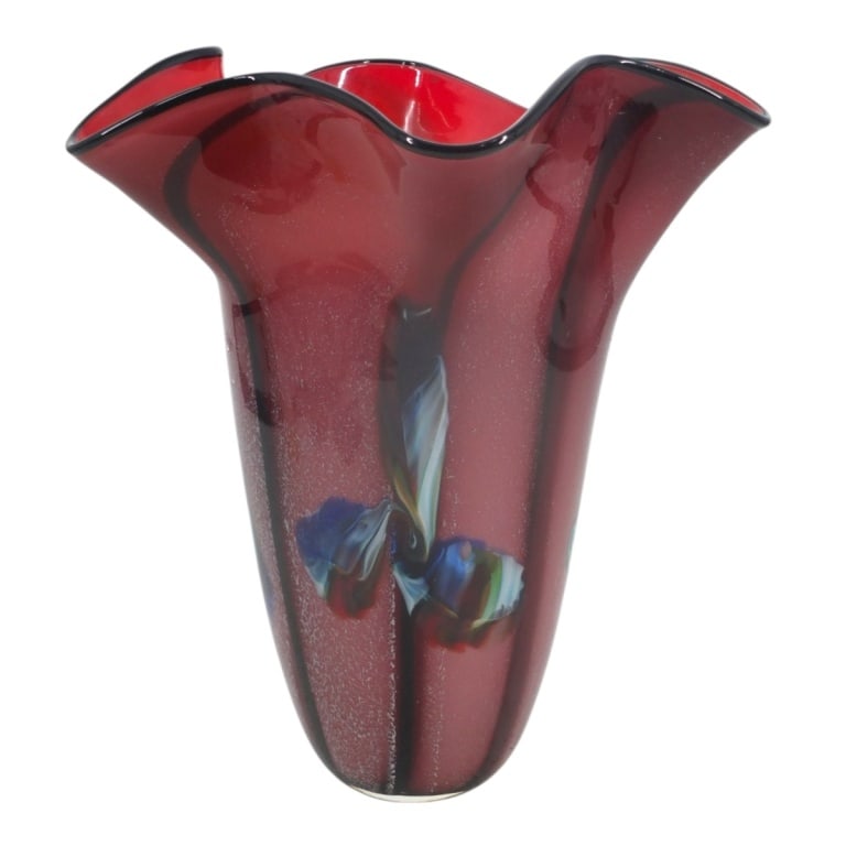 Large Murano Glass Vase (1 of 4)