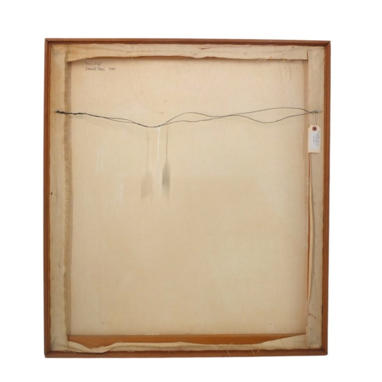 David Pense Oil on Canvas "Eclipse" 1969 - 4