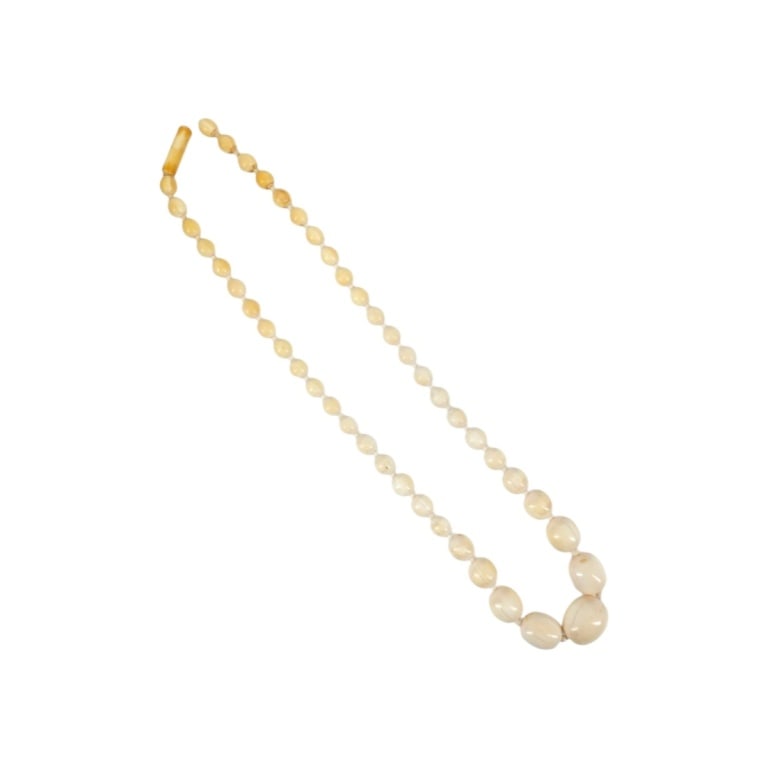 Vintage African Carved Bead Necklace (1 of 2)