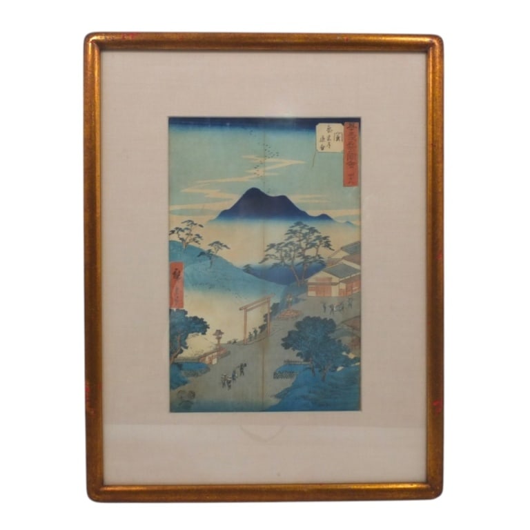 Japanese Woodblock Print Utagawa Hiroshige (1 of 3)