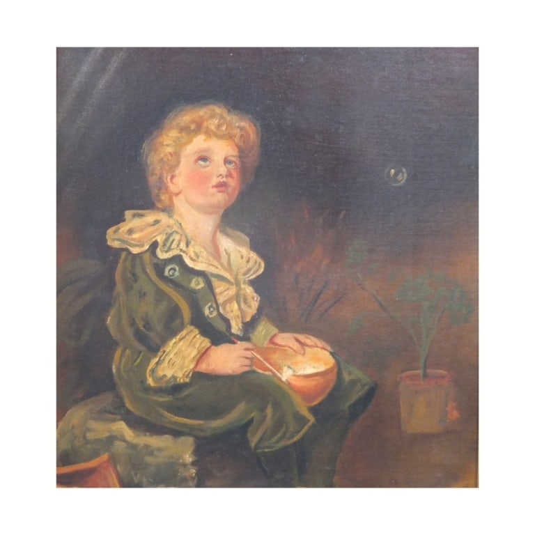 After Sir John Everett Millais O/C "Bubbles" - 2