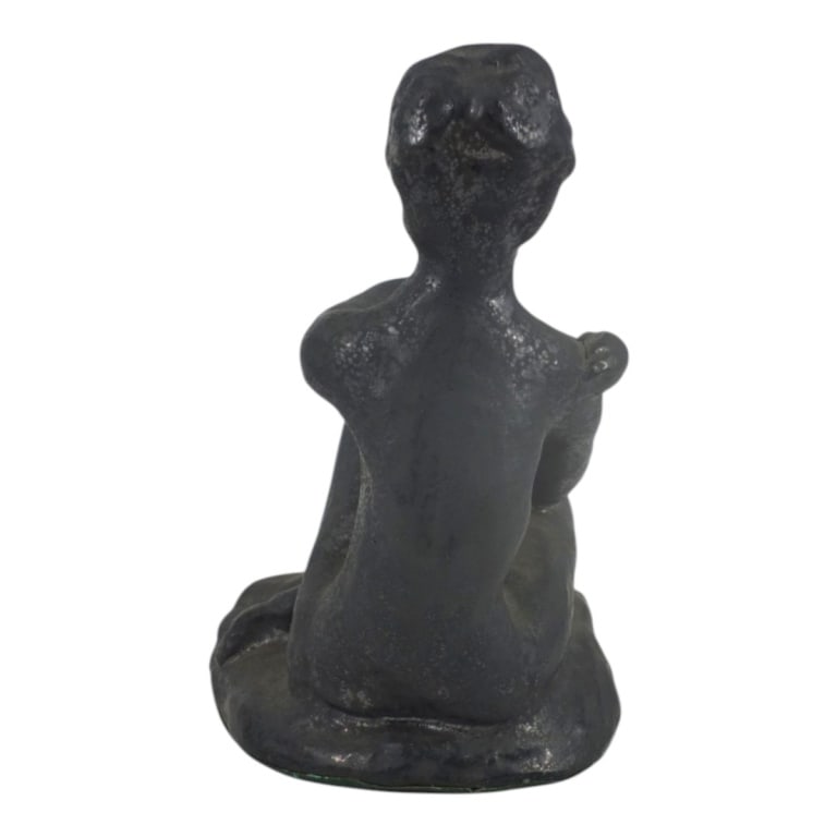 Dated 1972 Pottery Figurine - 3