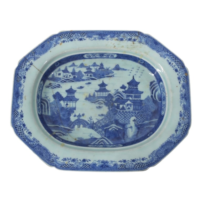 Antique Chinese Porcelain Platter (1 of 3)