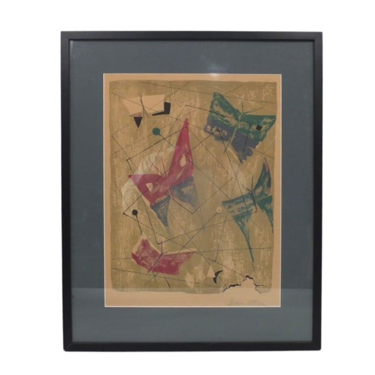Ivan Mosca Signed Lithograph "Butterflies"