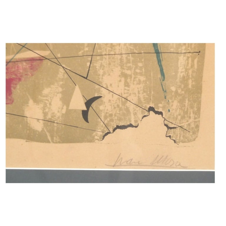 Ivan Mosca Signed Lithograph "Butterflies" - 2