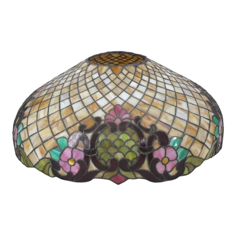 Attr: Duffner & Kimberly Leaded Glass Lampshade (1 of 4)