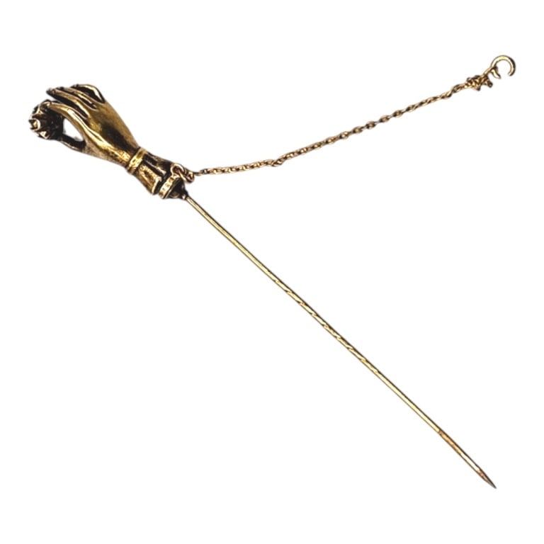 Vintage 18/20K Gold Stick Pin (1 of 3)