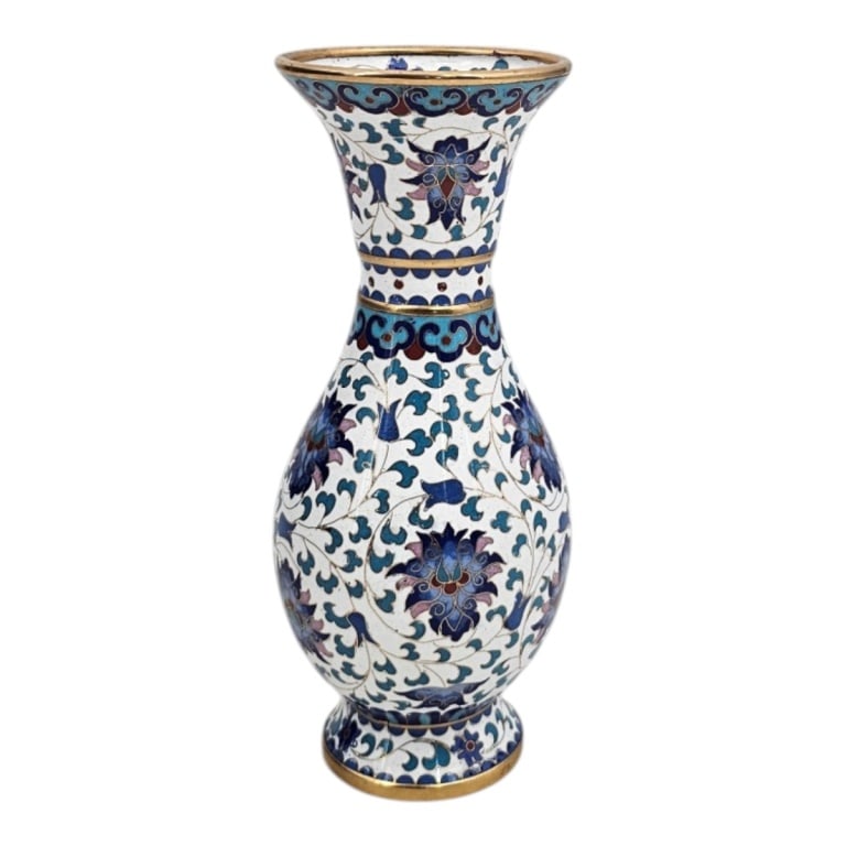 Vintage Chinese Cloisonne Vase (1 of 3)