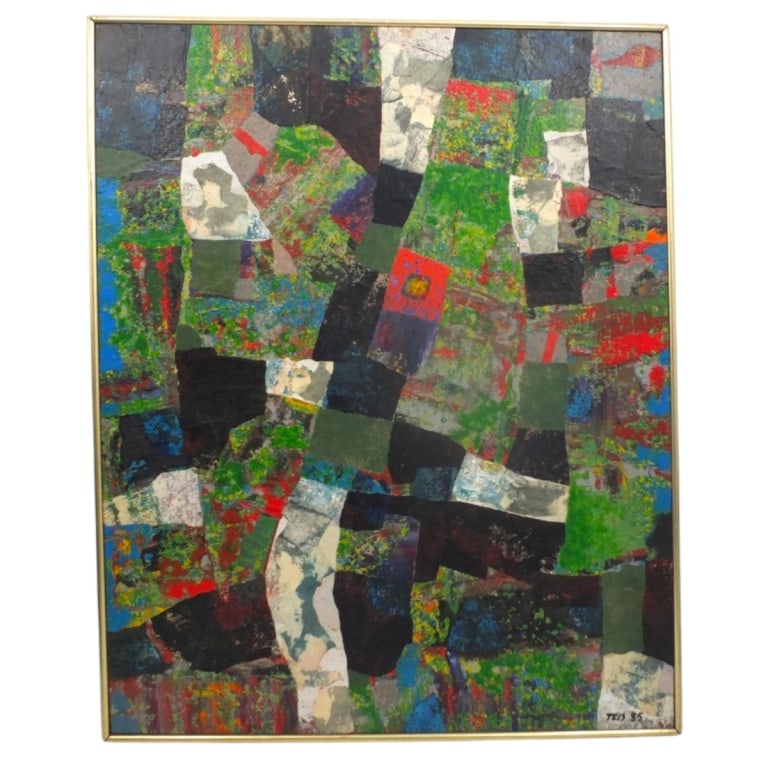 Daniel K Teis Oil/Canvas "Ribbons" (1 of 3)
