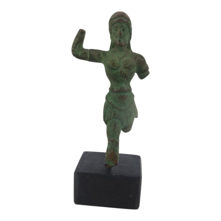 Miniature Bronze Trojan Warrior Figure (1 of 4)