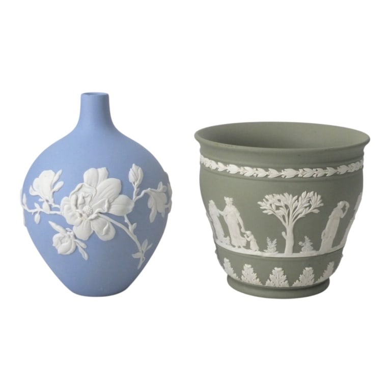 Grouping of Wedgwood Jasperware Tableware (1 of 8)