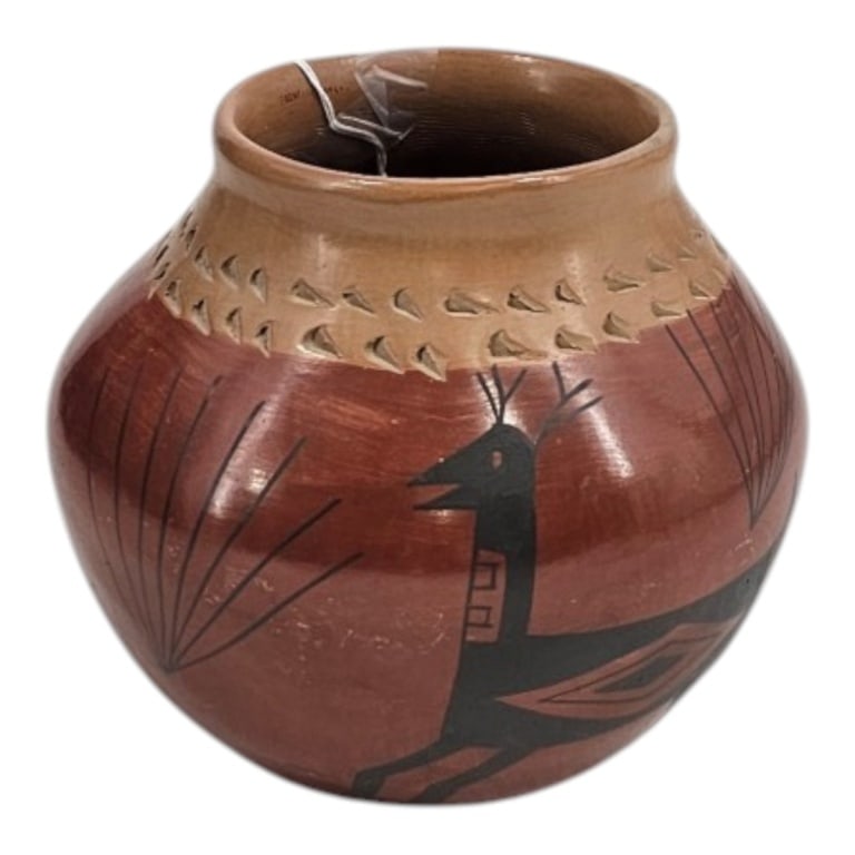Luis Ortiz Mexican Mata Ortiz Pottery Vessel (1 of 3)