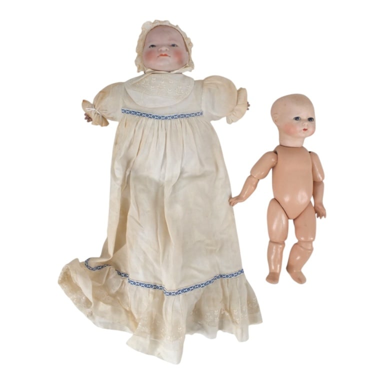 2 Antique Bisque Dolls Grace S Putnam + Dream Baby (1 of 6)