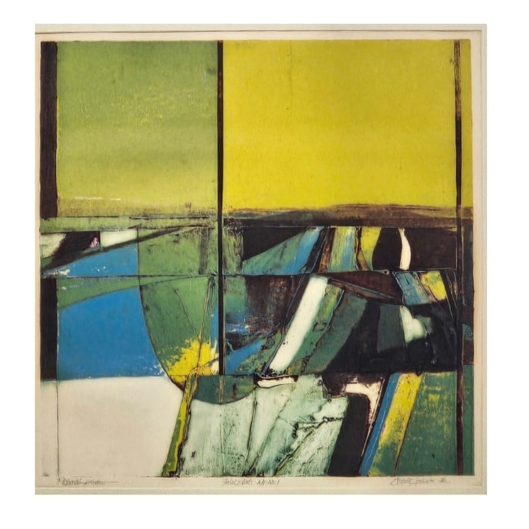 Gerald Johnson Serigraph "Richard's Window" - 2