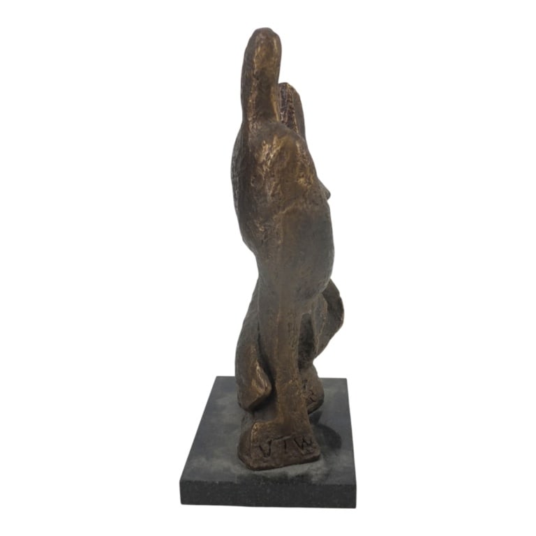 Circa 1970s Brutalist Style Sculpture, Signed - 3