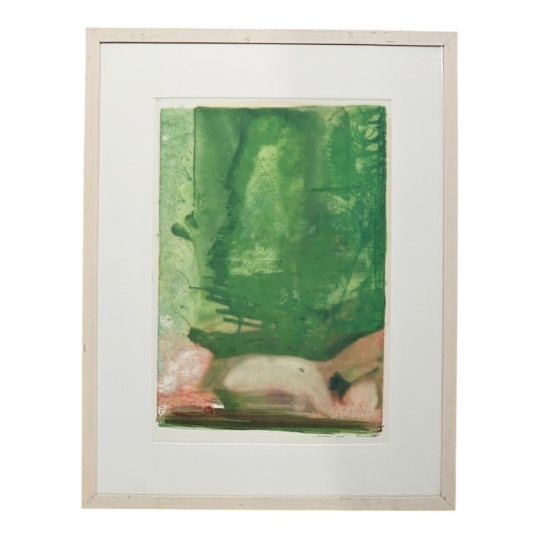 20th C Signed Russian Lithograph "Forest Dream": 20th C Signed Russian Lithograph "Forest Dream". Titled in Russian and signed in lower margin. Framed and under glass. Measures 18" x 12-1/2" (sight), frame 25-1/2" x 19-3/4". Condition: Good