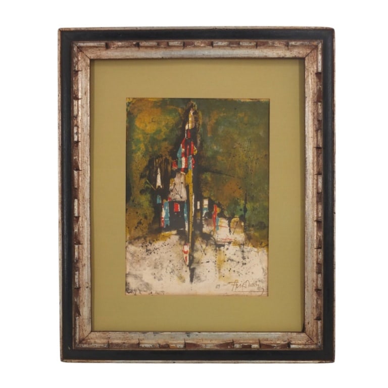 Johnny Friedlaender Lithograph, Composition (1 of 5)