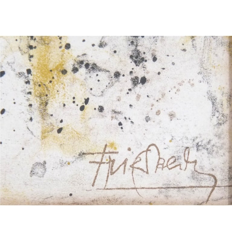 Johnny Friedlaender Lithograph, Composition - 3