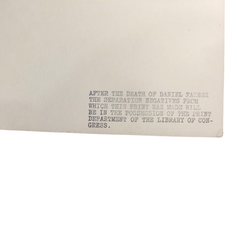 Daniel Farber 2 Photographs, 1971 - 9