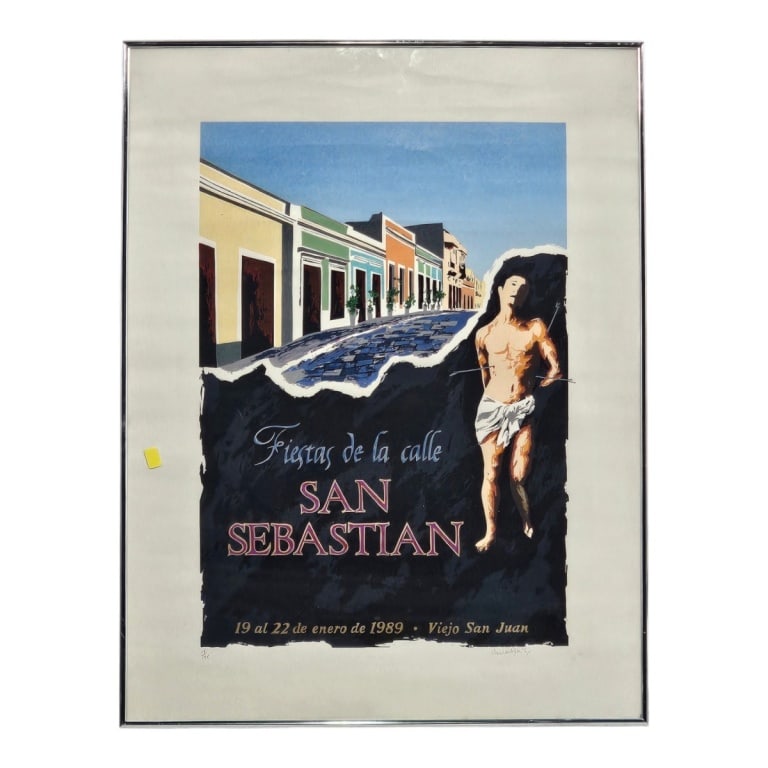 Arnaldo Roche Lithograph "Fiesta San Sebastian" (1 of 3)