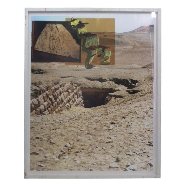 Dennis Balk Color Photo Collage "Giza, 2001" (1 of 2)