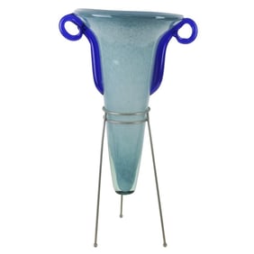 Large Murano Art Glass Vase