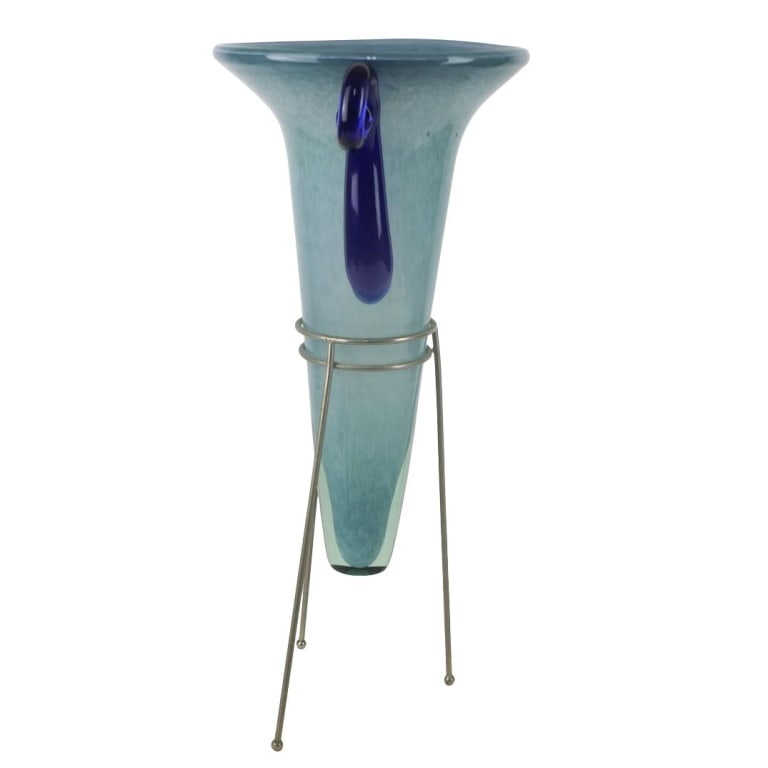 Large Murano Art Glass Vase - 2