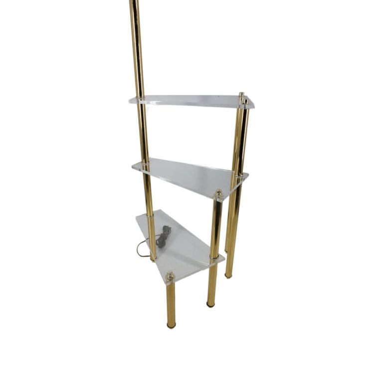 Mid Century Lucite Floor Lamp - 2