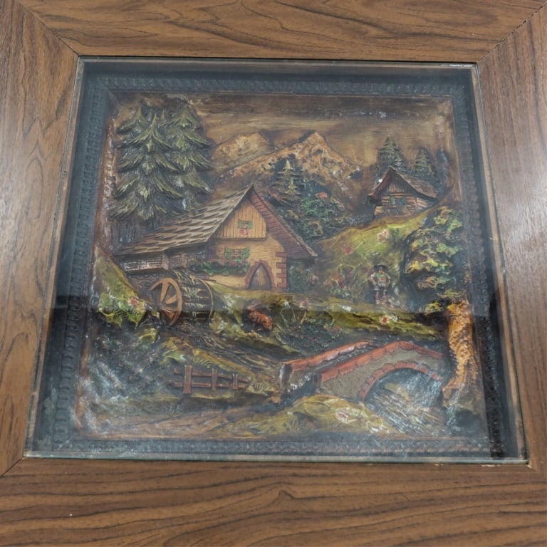 Signed Mid Century Art Deco Style Side - 3