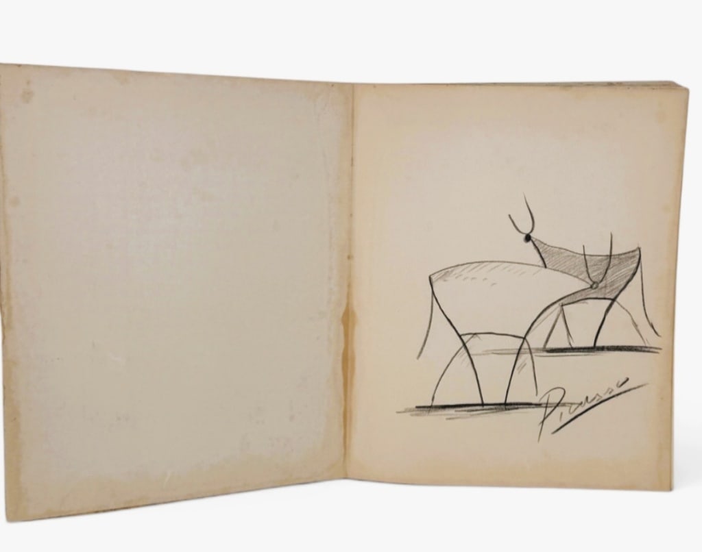 "The Sculpture of Picasso" Book, Signed by Picasso (1 of 7)