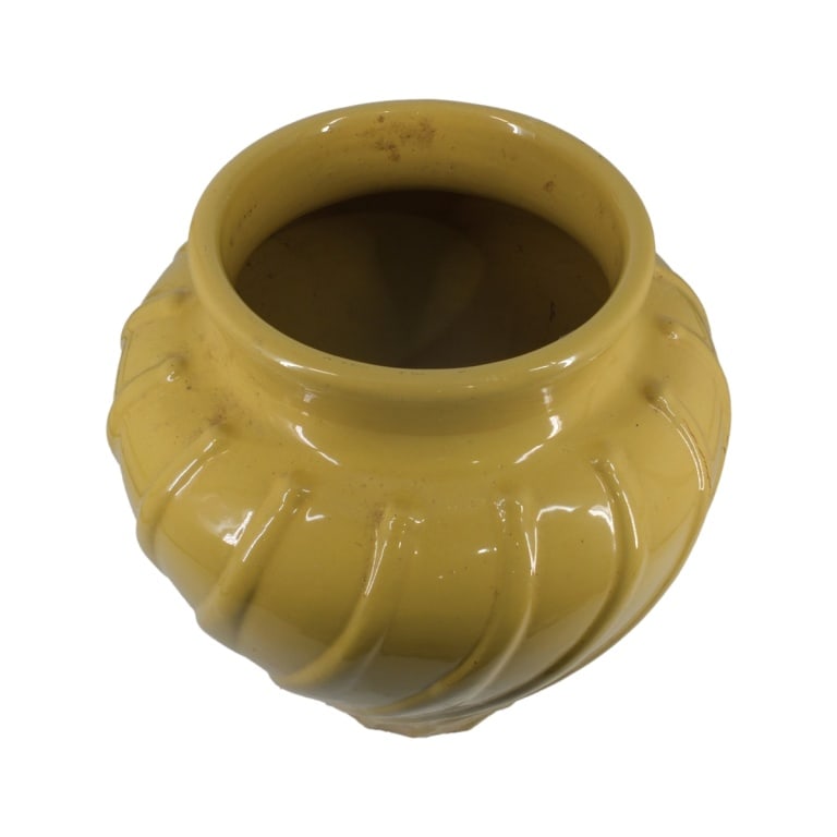 Large Glazed Pottery Planter - 2