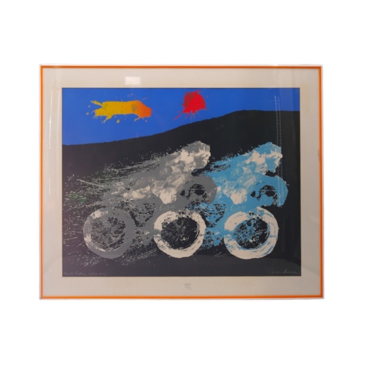 Arthur Secunda Color Serigraph "Night Riders" A.P. (1 of 3)