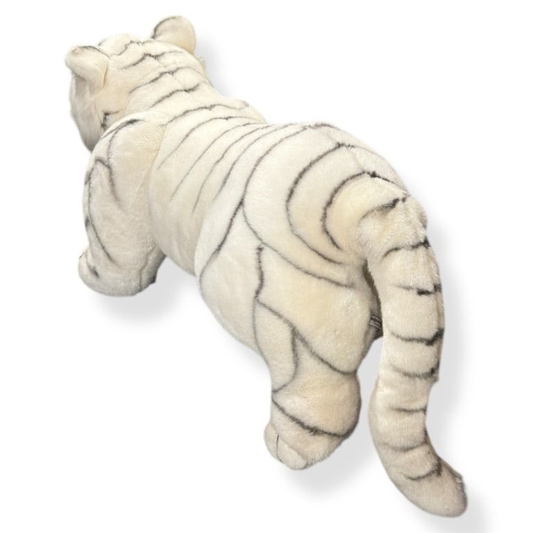 HUGE Stuffed White Tiger Plush Toy - 3