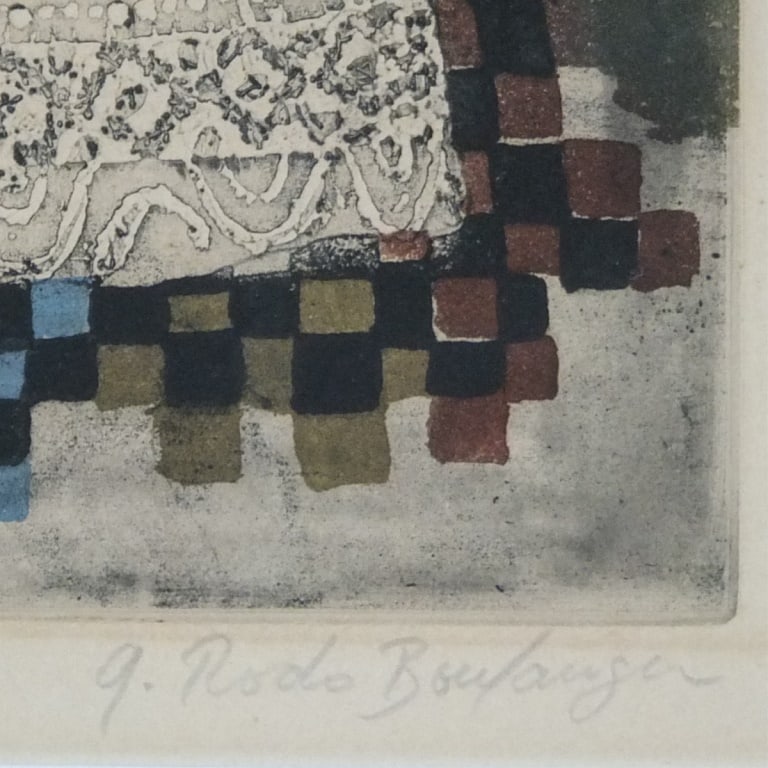 Graciela Rodo Boulanger Etching "First Communion" - 3