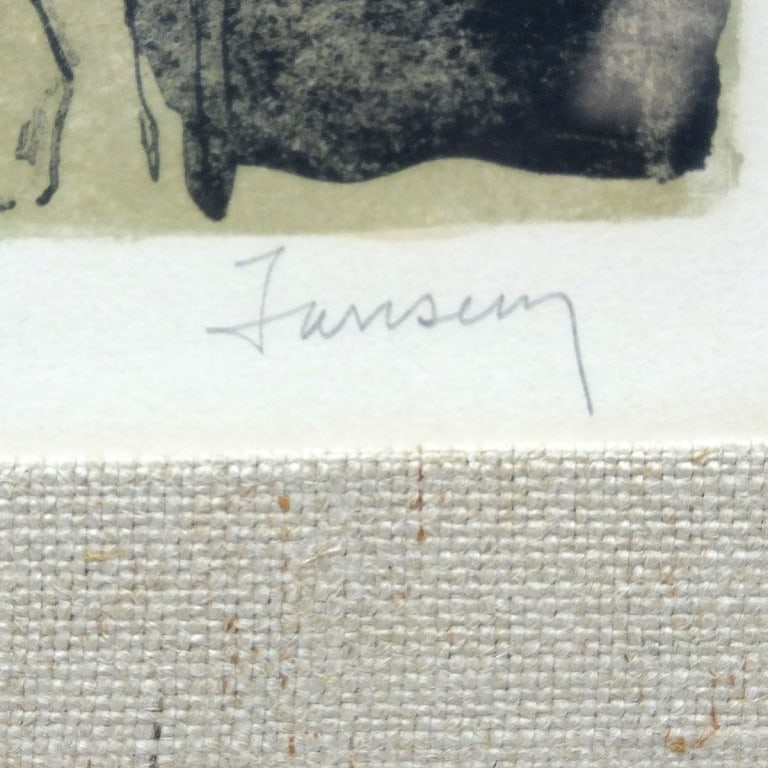 Jean Jansem Lithograph "3 Children" - 4