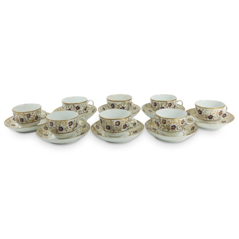 19th C. Export Imari Cup and Saucer Set (1 of 7)