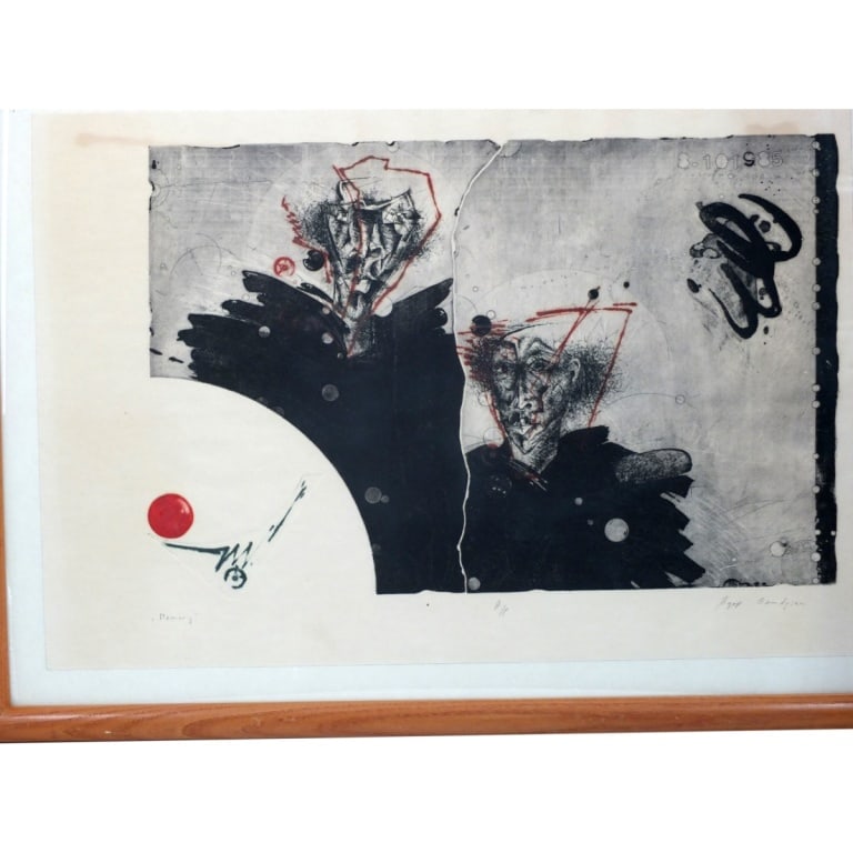 Agop Gemdjian Color Lithograph "Memory" - 3
