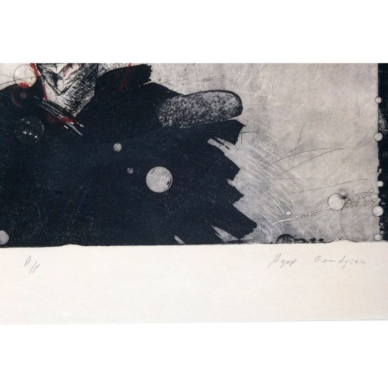 Agop Gemdjian Color Lithograph "Memory" - 7