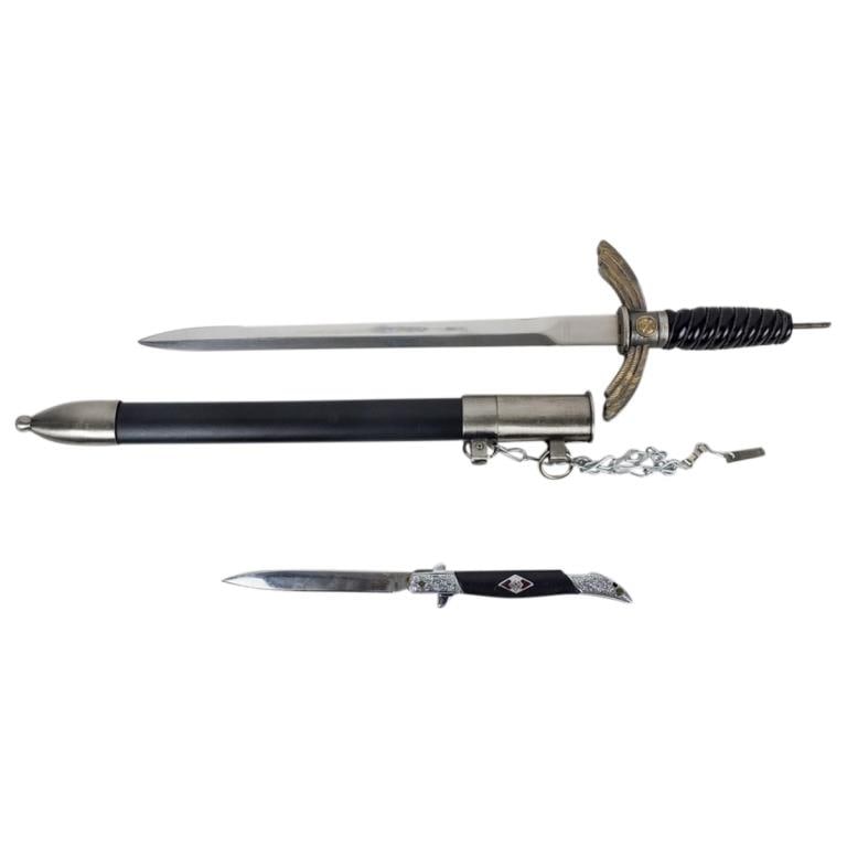 Grouping of Reproduction WWII Weapons (1 of 3)