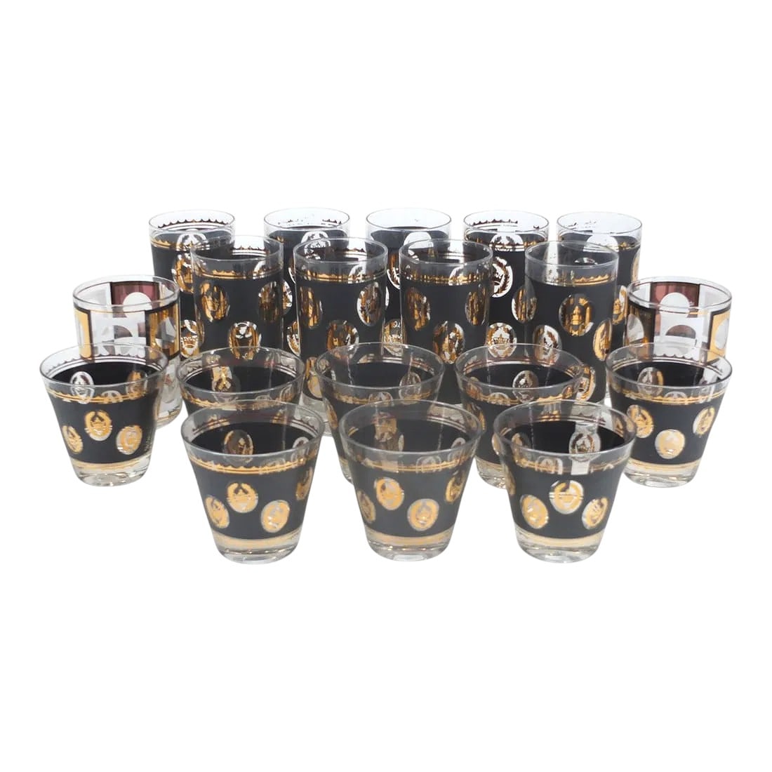 19 G. Reeves Libbey Barware Libbey, Square Circle (1 of 5)