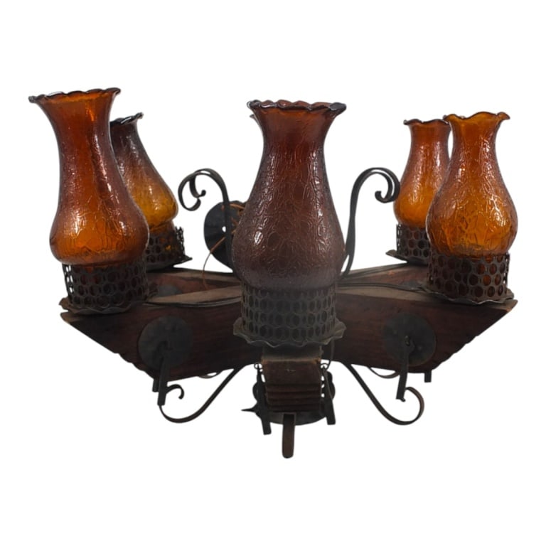 Early 20th C. Spanish Revival Chandelier - 2