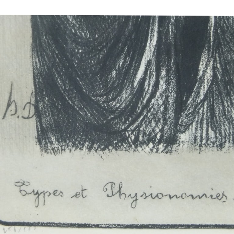 Honore Daumier Lithograph "Types et Physionomies" - 5