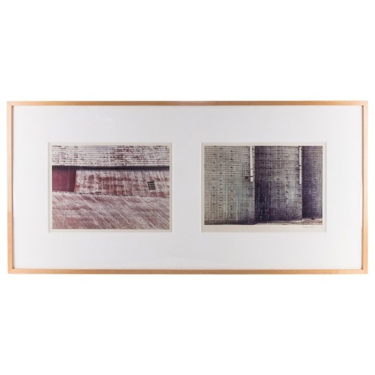 Richard Halperin, American (20th C.): Richard Halperin, American (20th Century) Photographic Gelatin Prints. Signed lower right. Gallery label on reverse side. Sight measures 9" x 12-1/2". Frame measures 17-3/4" x 36-1/2". Condition: