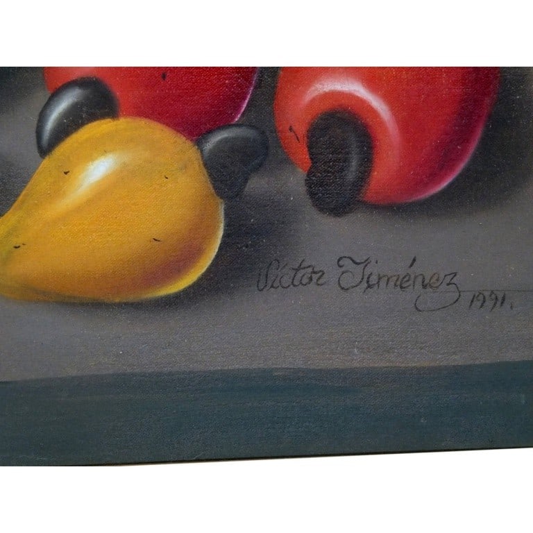 Victor Jimenez Decorative Oil/Canvas "Still Life" - 4
