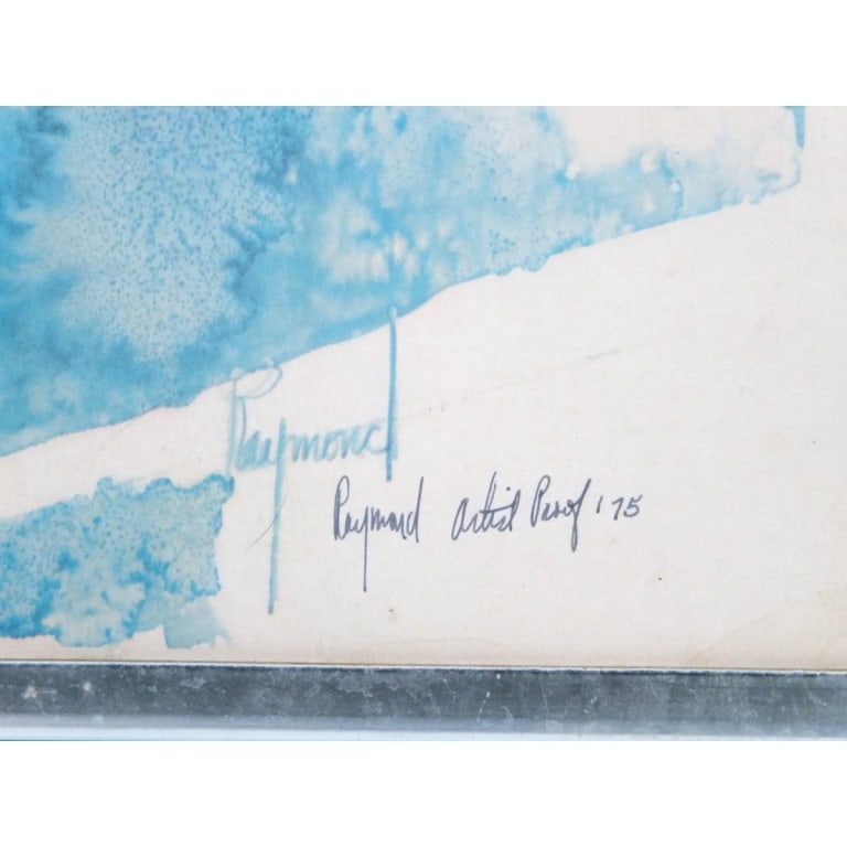 Artists Proof Color Lithograph, Signed Raymond - 4