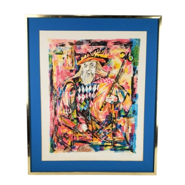 Henry C Meyer Color Lithograph "Harlequin King" (1 of 4)