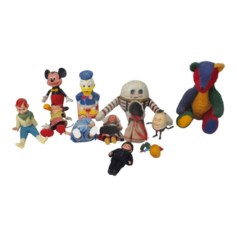 Collection of 12 Vintage Dolls Including Disney (1 of 3)