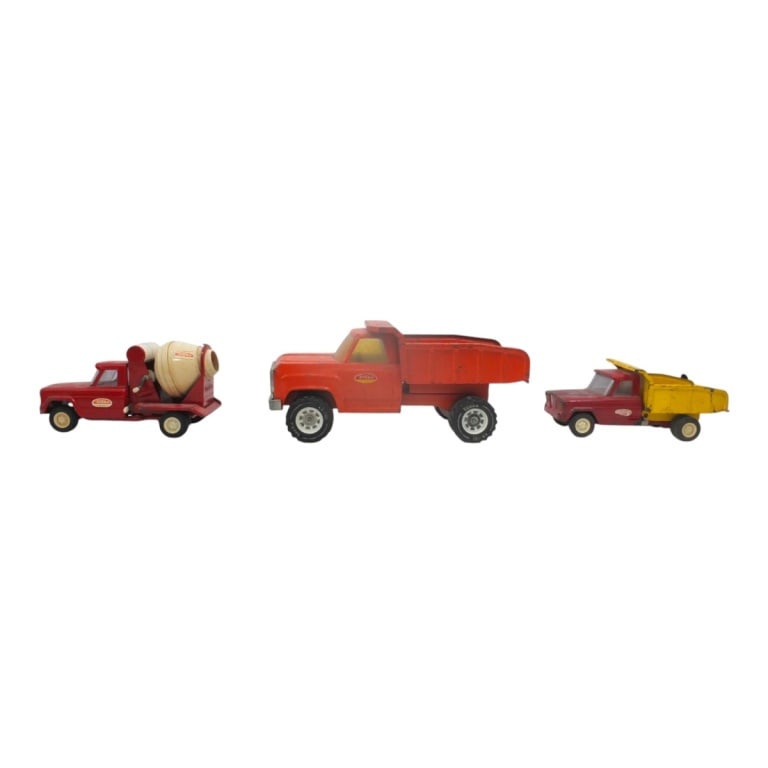 3 Vintage Tonka Steel Toy Trucks (1 of 4)